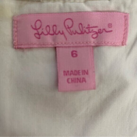 Lilly Pulitzer Delphina Orange & Pink Strapless Mini Dress - Picture 8 of 11